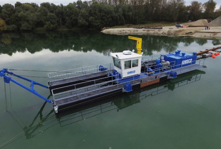 Drague flottante a vendre